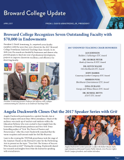 Broward College Update