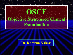 First described by Harden et al in 1975 Communication skill