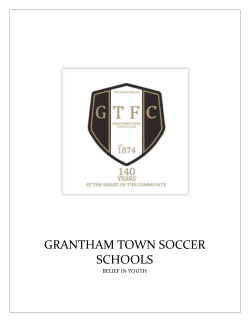 grantham town soccer schools