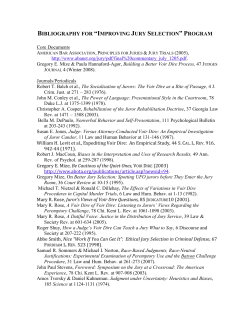 Bibliography - American Judges Association