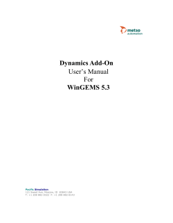 Dynamics - Metso &ndash; Expect results