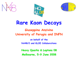 Rare Kaon Decays