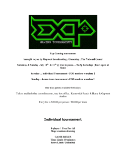 Call of Duty: Modern Warfare 2 Tournament