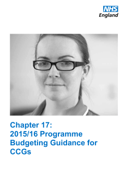2015-16 Programme Budgeting Guidance_Issued