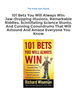 101 Bets You Will Always Win - Book Best Seller Directories