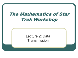 The Mathematics of Star Trek