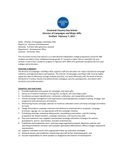 Cincinnati Country Day School - Ohio Association of Independent