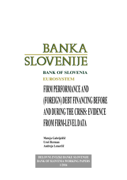 Firm performance and