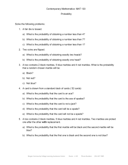 Probability - Bergen Community College