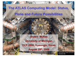 The ATLAS Computing Model: Status, Plans and Future Possibilities