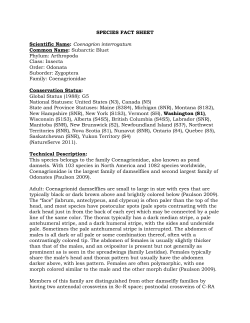 species fact sheet - USDA Forest Service