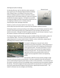 2016 Regional SeaPerch Challenge