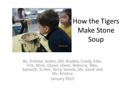 Making Stone Soup
