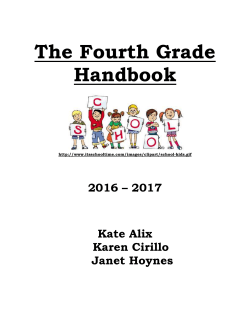 The Fourth Grade Handbook