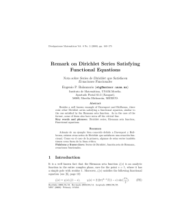 Remark on Dirichlet Series Satisfying Functional Equations