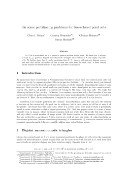 On some partitioning problems for two