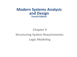 Modeling Logic with Decision Tables