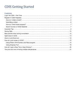 Getting started on CDIS