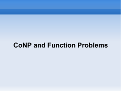 CoNP and Function Problems
