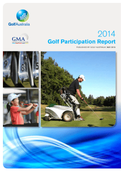 Golf Participation Report