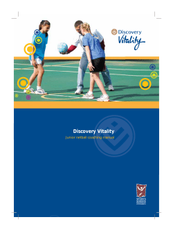 Junior Netball Coaching Manual