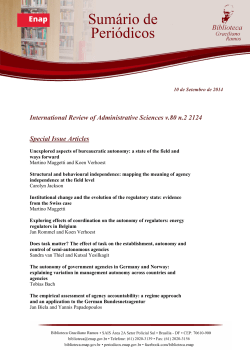 International Review of Administrative Sciences v.80 n.2 2014