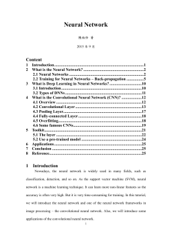 4 What is the Convolutional Neural Network (CNN)?