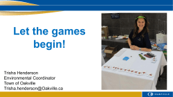 Let the games begin! - Clean Air Partnership