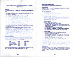 FENCE POLICY Application Max. Height Fence Location and