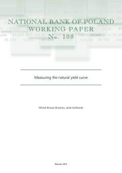 NATIONAL BANK OF POLAND WORKING PAPER No. 108