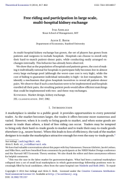 Free riding and participation in large scale, multi