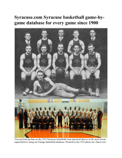 Syracuse.com Syracuse basketball game-by