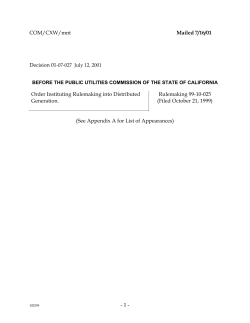 4. Standby Rates Today - National Energy Marketers Association