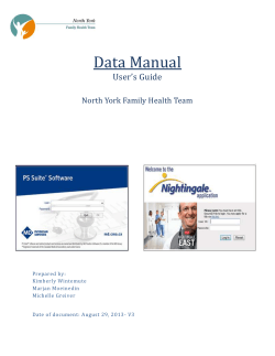 Standards for data entry: stamps and templates