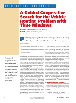 A Guided Cooperative Search for the Vehicle Routing Problem with