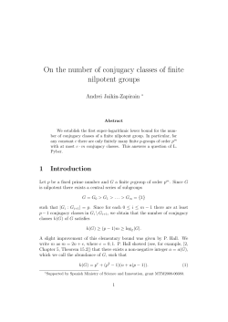 On the number of conjugacy classes of finite nilpotent groups
