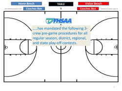 2011 FHSAA 3-Man Pregame Mechanics
