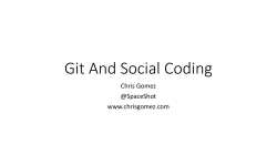 Git And Social Coding