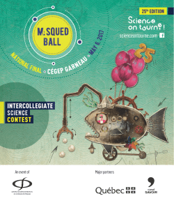 National final C&Eacute;GEP GARNEAU may 6, 2017 INTERCOLLEGIATE