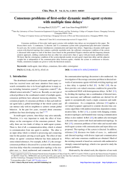 Consensus problems of first-order dynamic multi