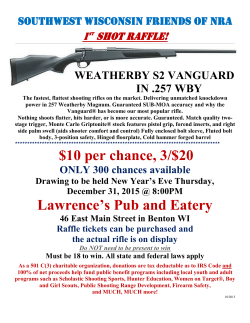 10 per chance, 3/$20 Lawrence`s Pub and Eatery
