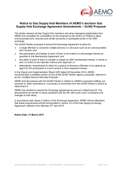 GSH Exchange Agreement Joint Membership Agency Amendments