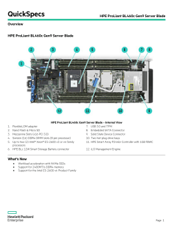 HPE ProLiant BL460c Gen9 Server Blade