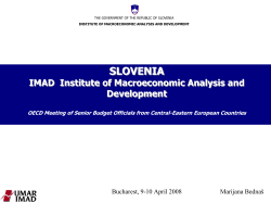 Independence &ndash; validity assessment of IMAD`s forecasts