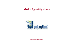 Multi-Agent Systems
