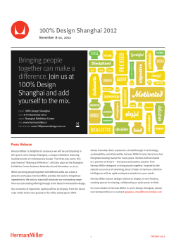 Bringing people together can make a di erence.Join us at % Design