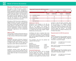 MS/PhD Economics - IBA >>> Economics Department