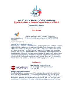2016 05 19 STAR Chicago Symposium Directory