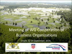 Meeting of WG Cooperation of Business