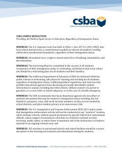 CSBA Sample Board Resolution - California School Boards